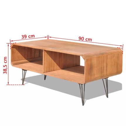 TV Cabinet 90x39x38.5 cm Wood Brown - Image 8