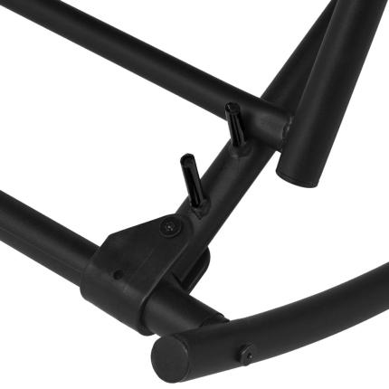 Garden Rocking Chair Steel and Textilene Black - Image 7