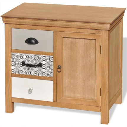 Sideboard 65x35x60 cm Solid Wood Eucalyptus - Image 2