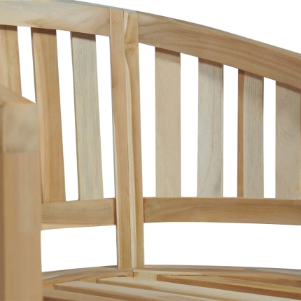 Banana Chairs 2 pcs Solid Teak Wood - Image 5