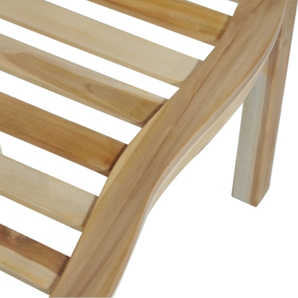 Banana Chairs 2 pcs Solid Teak Wood - Image 7