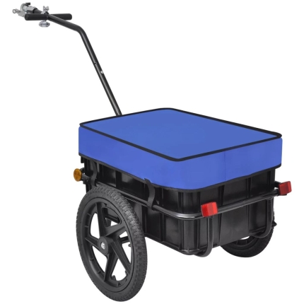 Bike Cargo Trailer/Hand Wagon Blue 70 L - Image 2