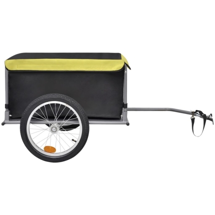 Bike Cargo Trailer Black and Yellow 65 kg - Image 3