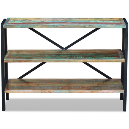 Sideboard 3 Shelves Solid Reclaimed Wood - Image 6