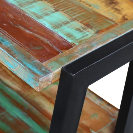Sideboard 3 Shelves Solid Reclaimed Wood - Image 7
