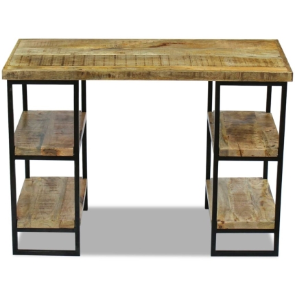 Office Desk Mango Wood 110x50x76 cm - Image 6