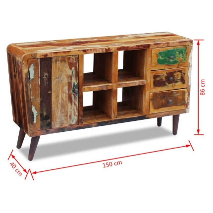 Sideboard Solid Reclaimed Wood 150x40x86 cm - Image 9