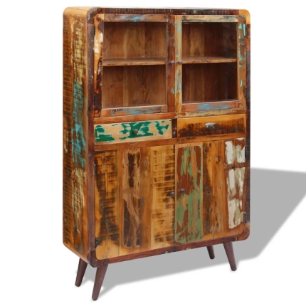 Sideboard Solid Reclaimed Wood 120x38x180 cm - Image 7