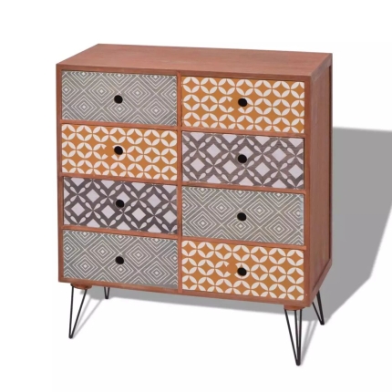 Sideboard 8 Drawers Brown - Image 2