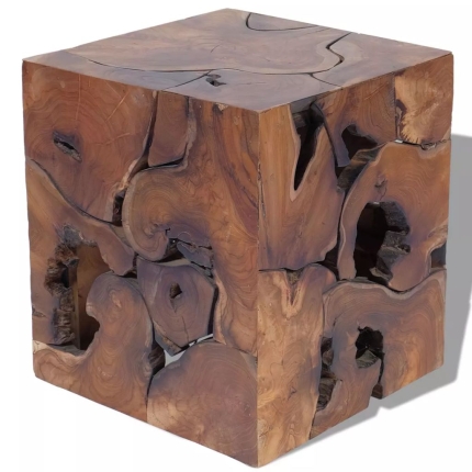 Stool Solid Teak Wood - Image 2