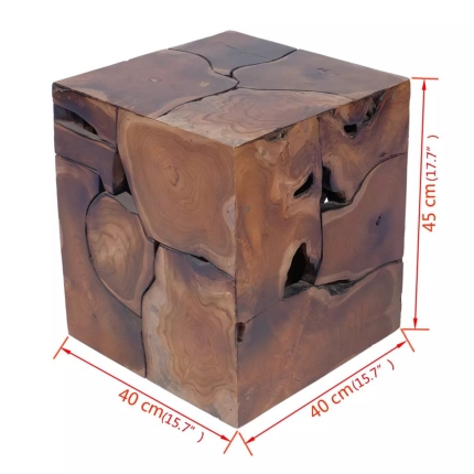 Stool Solid Teak Wood - Image 11