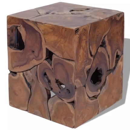Stool Solid Teak Wood - Image 3