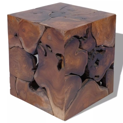 Stool Solid Teak Wood - Image 4