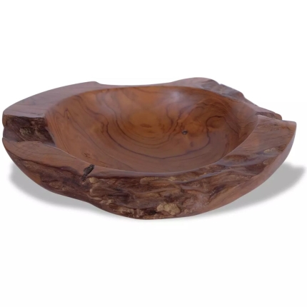 Bowl Solid Teak 30 cm - Image 2