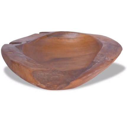 Bowl Solid Teak 30 cm - Image 3