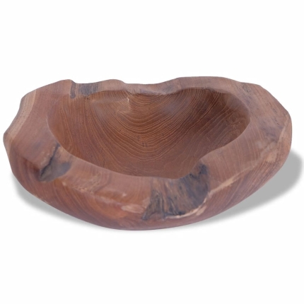 Bowl Solid Teak 30 cm - Image 4