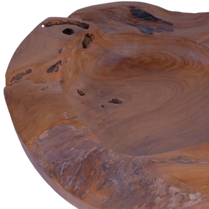 Bowl Solid Teak 30 cm - Image 9