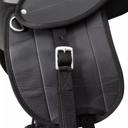 Pony Saddle Set 10" Black - Image 3