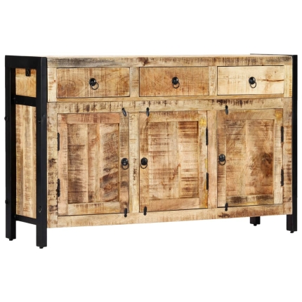 Sideboard 120x35x76 cm Solid Mango Wood - Image 11