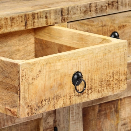 Sideboard 120x35x76 cm Solid Mango Wood - Image 3