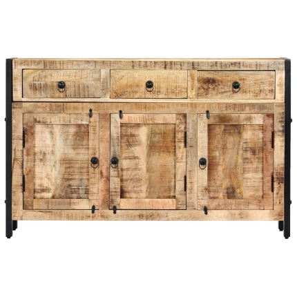 Sideboard 120x35x76 cm Solid Mango Wood - Image 4