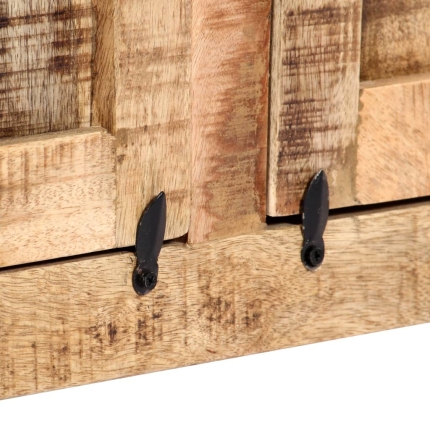Sideboard 120x35x76 cm Solid Mango Wood - Image 8