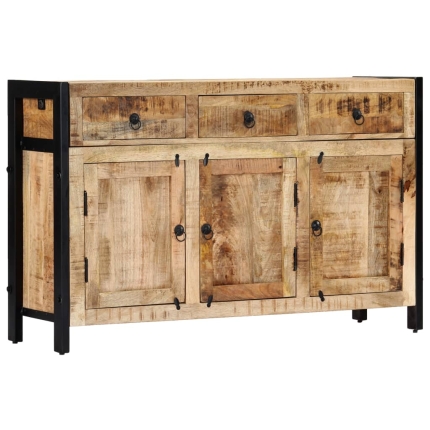 Sideboard 120x35x76 cm Solid Mango Wood - Image 10