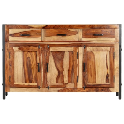 Sideboard 110x35x75 cm Solid Sheesham Wood - Image 2