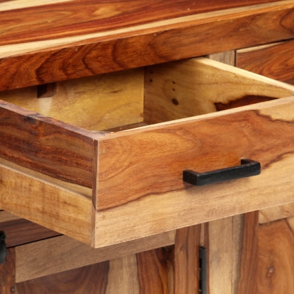 Sideboard 110x35x75 cm Solid Sheesham Wood - Image 11