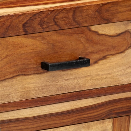 Sideboard 110x35x75 cm Solid Sheesham Wood - Image 7