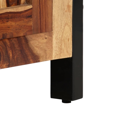 Sideboard 110x35x75 cm Solid Sheesham Wood - Image 10