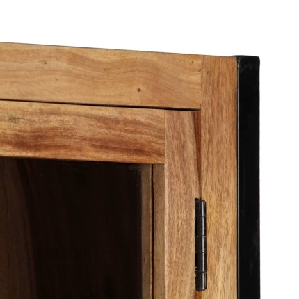 Highboard 100x40x175 cm Solid Sheesham Wood - Image 6