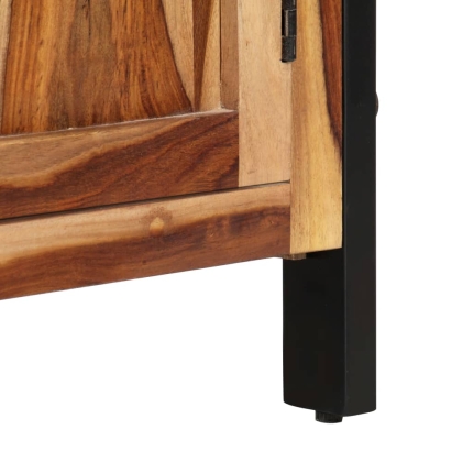 Highboard 100x40x175 cm Solid Sheesham Wood - Image 9
