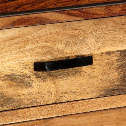Highboard 100x40x175 cm Solid Sheesham Wood - Image 10