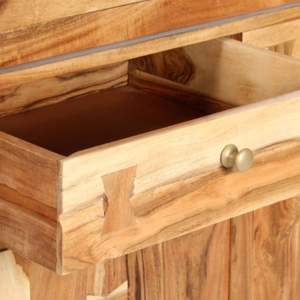 Highboard 100x40x175 cm Solid Acacia Wood - Image 3