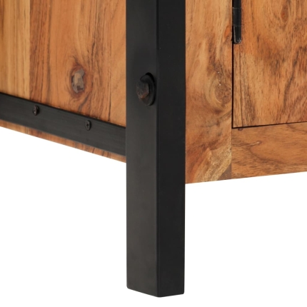 Highboard 100x40x175 cm Solid Acacia Wood - Image 9