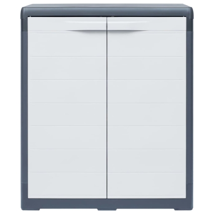 Garden Storage Cabinet XL 78x46x94 cm Plastic - Image 4