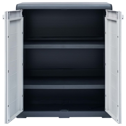 Garden Storage Cabinet XL 78x46x94 cm Plastic - Image 7