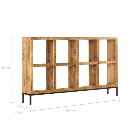 Sideboard 160x25x95 cm Solid Mango Wood - Image 6