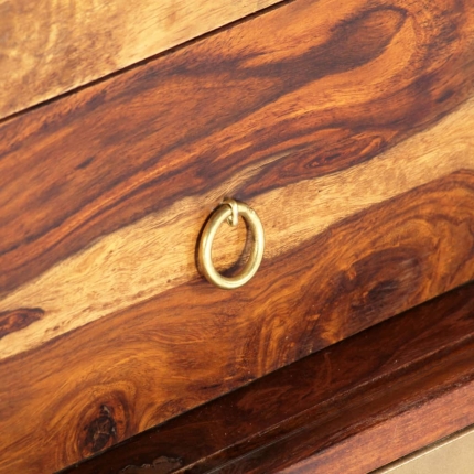 Sideboard 118x30x60 cm Solid Sheesham Wood - Image 3