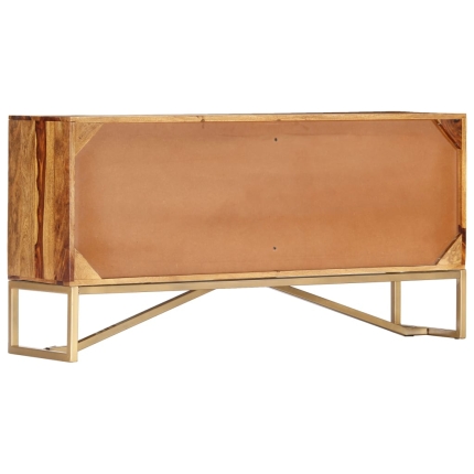 Sideboard 118x30x60 cm Solid Sheesham Wood - Image 6