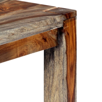Bench 160 cm Grey Solid Sheesham Wood - Image 7