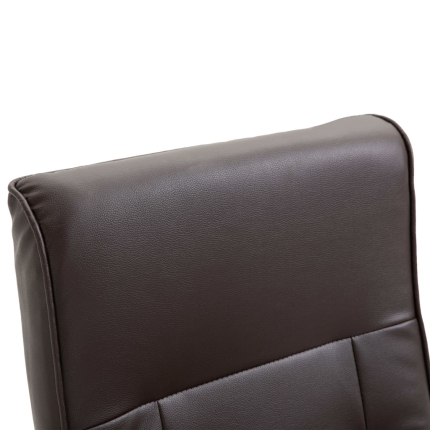 Massage Chair Brown Faux Leather - Image 8