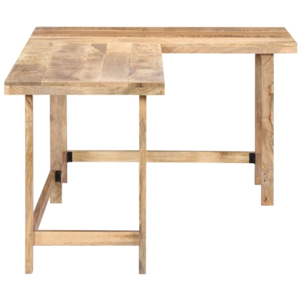 Desk 180x120x76 cm Solid Mango Wood - Image 3