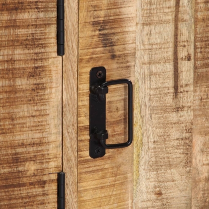 Side Cabinet 120x30x75 cm Solid Mango Wood - Image 2