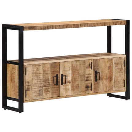 Side Cabinet 120x30x75 cm Solid Mango Wood - Image 11