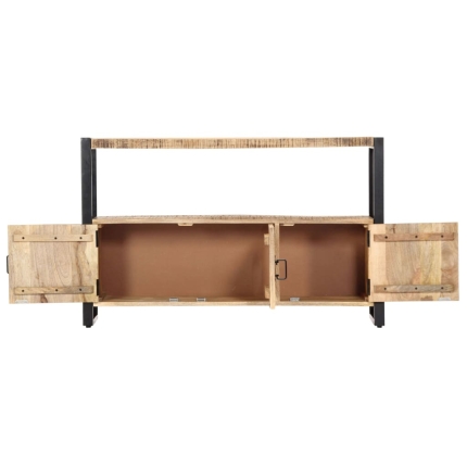 Side Cabinet 120x30x75 cm Solid Mango Wood - Image 5