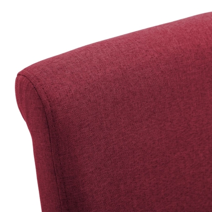 Dining Chairs 2 pcs Red Fabric - Image 7