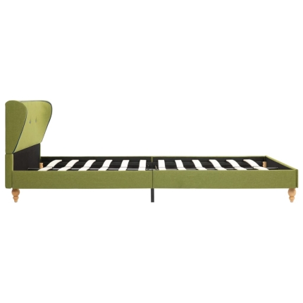 Bed Frame Green Fabric 106x203 cm  King Single - Image 4