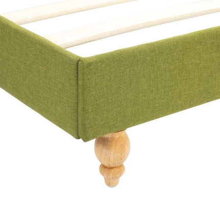Bed Frame Green Fabric 106x203 cm  King Single - Image 6